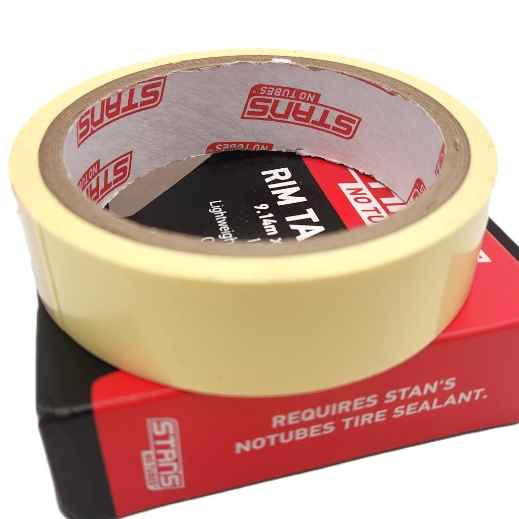 Stan’s NoTubes Yellow Tubeless Bicycle Wheel Rim Tape 25mm x 10 Yard Roll