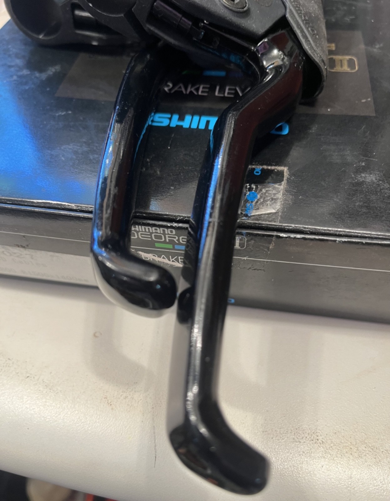 NOS NIB Vintage Shimano Deore XT II 4-Finger Brake Levers BL-M732 – MINT In Box