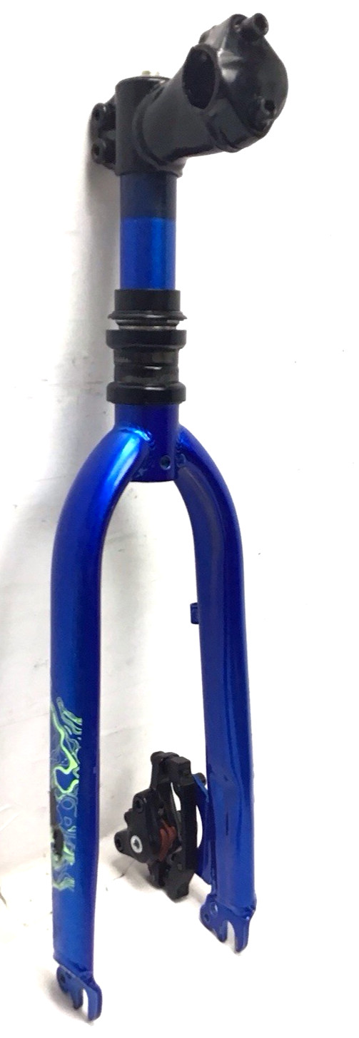 20″ Wheel Threadless Disc Fork 20 in 1-1/8″ with Headset, Disc Brake, Stem #9