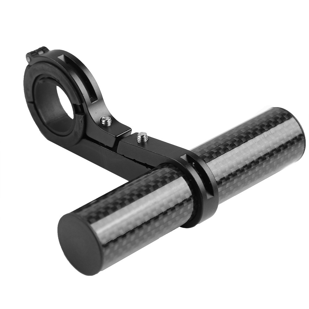 Bicycle Extension Frame Handlebars Accessory For Bike Lamp/Phone Holder (Black