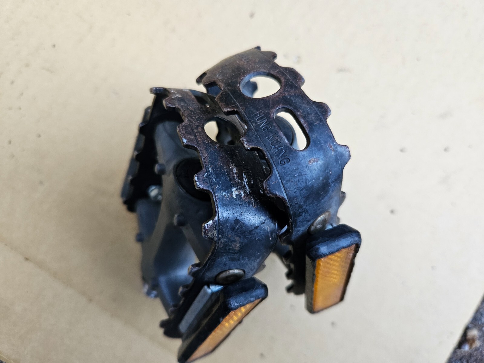 Vintage Hung Kuang VP-866S Mountain Bike Platform Pedals 9/16″ (Deore XT clone)