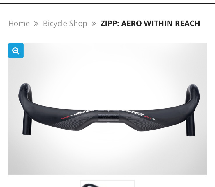 Zipp SL-70 Aero Carbon Handlebars 40cm