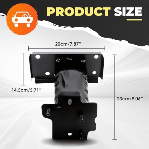 1 Pair Front Bumper Mounting Brackets Compatible with 2014-2019 Rogue Left and