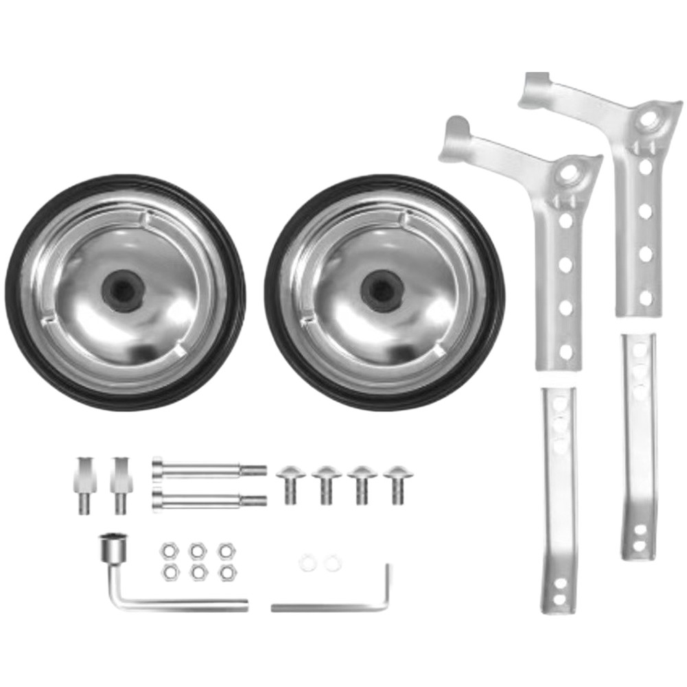 Gear-Enabled Training Wheels and Mounting Brackets for 16-24 Inch MTBs