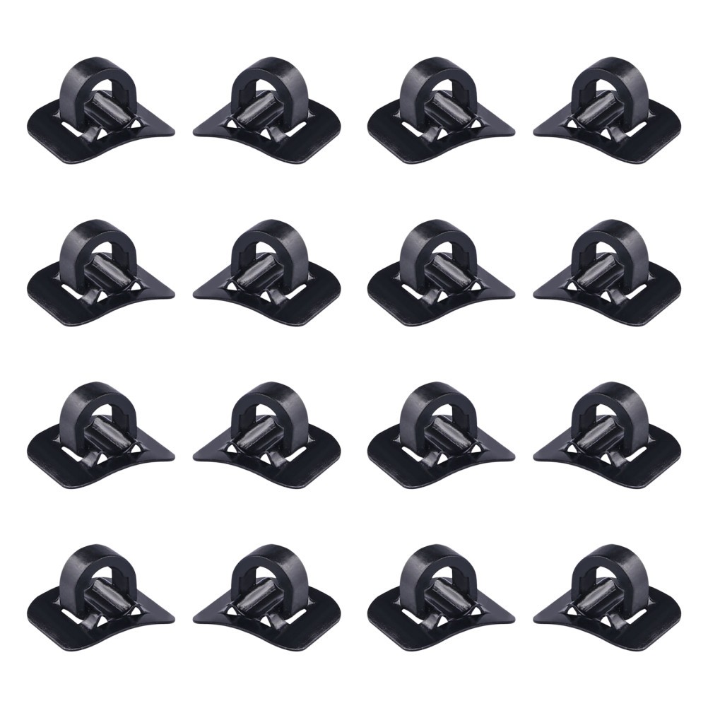 16Pcs Durable Bike Cable Clips Aluminum Alloy and Plastic Brake Line Clamps