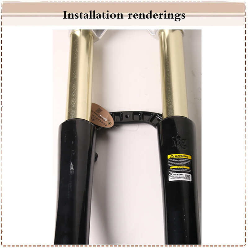 26″ ZOOM DH680 MTB Bike Suspension Forks Disc 1-1/8″ Thru Axle Downhill Mountain