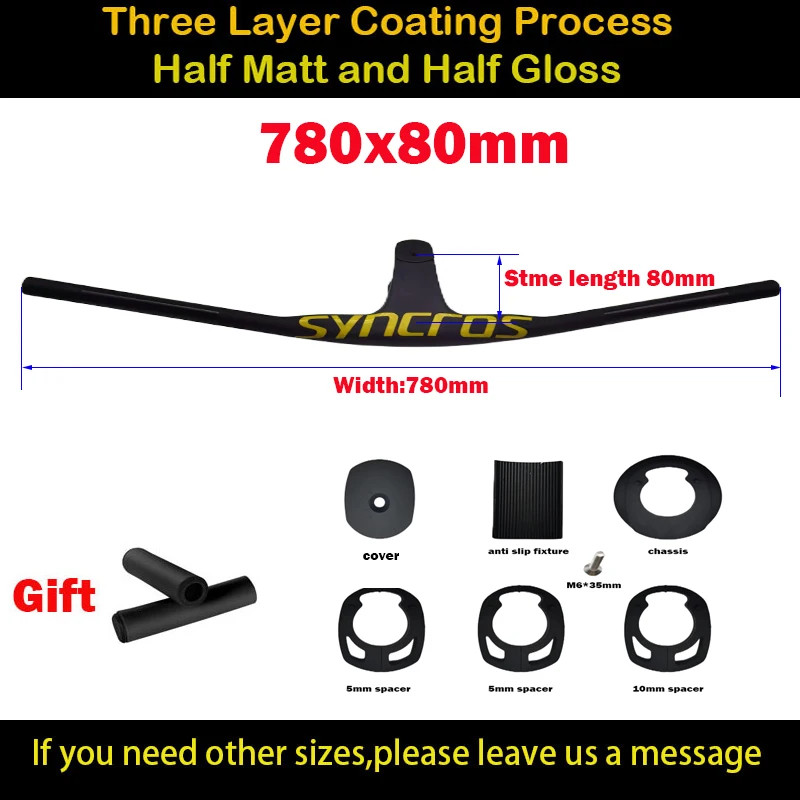 MTB Bicycle Integration Internal Cable Carbon Handlebar Stem – 20 Degrees