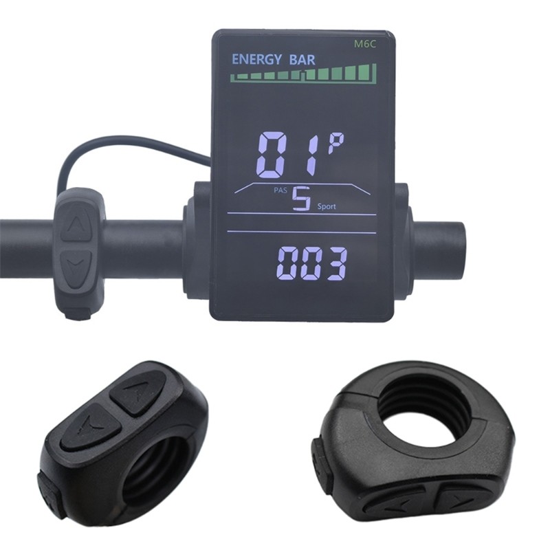 Electric Bike LCD Display Meter 24V 36V 48V 52V 60V Control Panel Waterproof