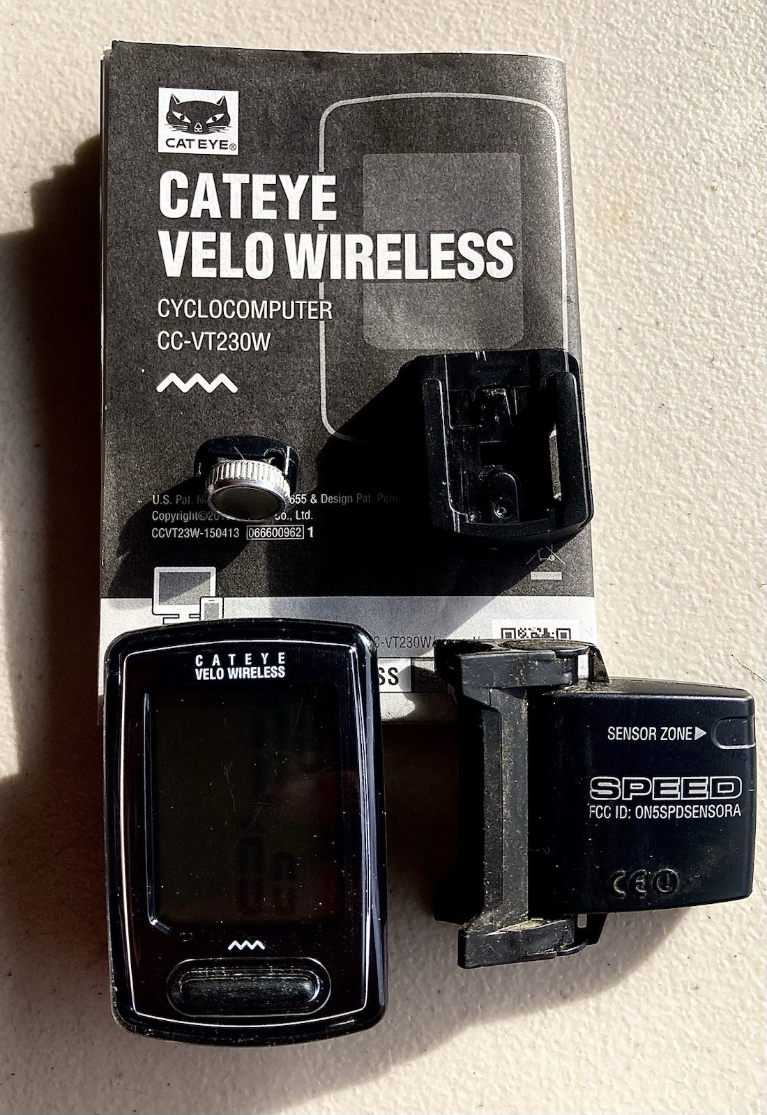 Cat eye Velo Wireless Cyclocomputer Mdl CC-VT230W