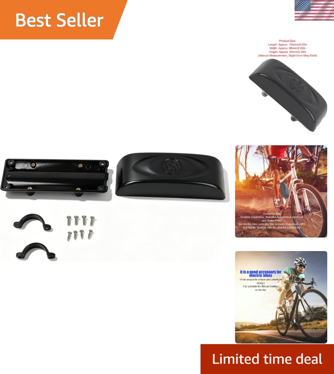 ABS Waterproof Electric Bike Controller Box – Dustproof and Easy Install
