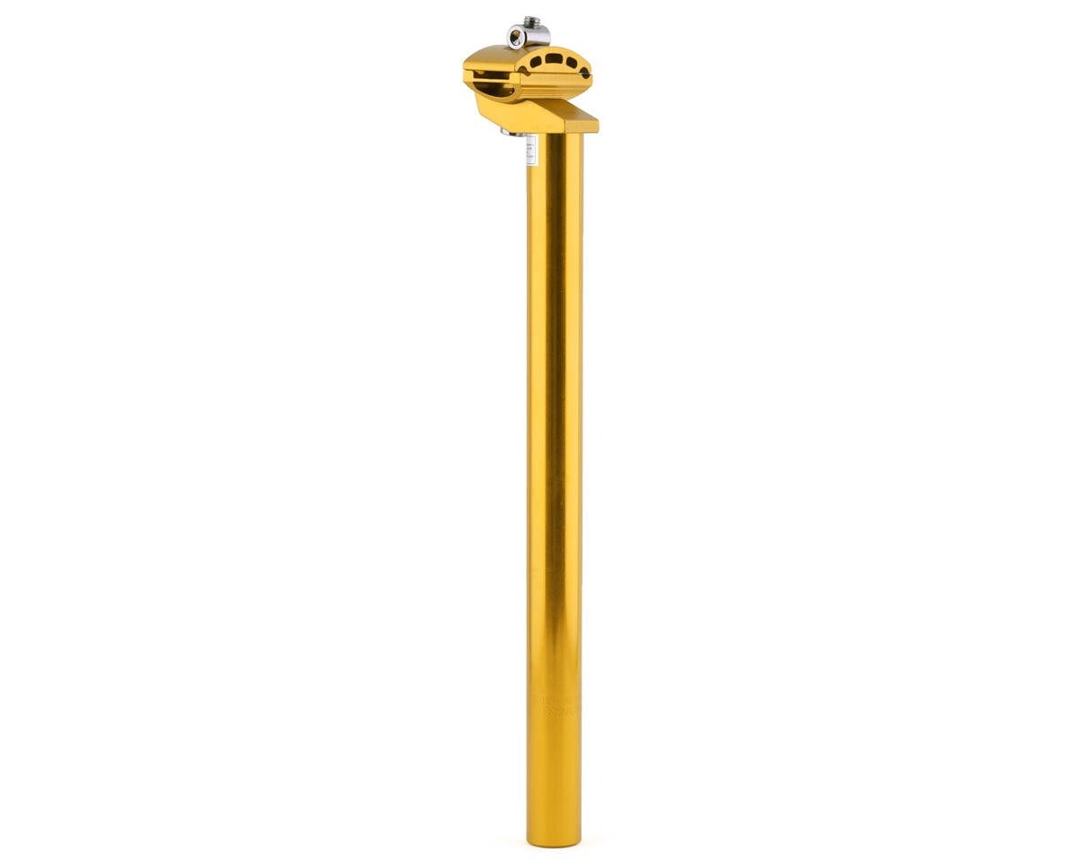 MCS ALLOY MICRO-ADJUST 25.4mm x 350mm SMOOTH SEATPOST GOLD