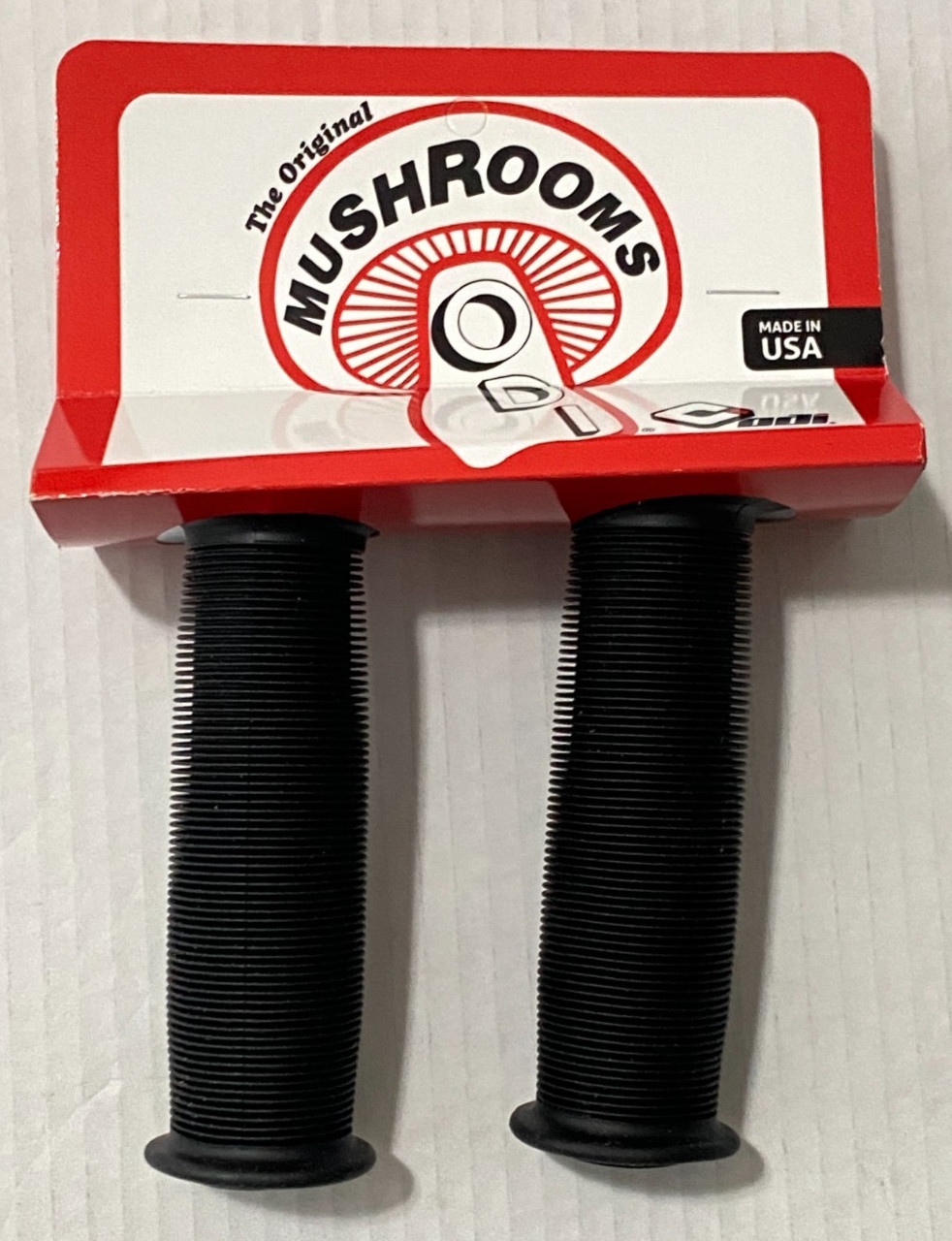 Brand New – Odi Mushroom BMX Handlegrips Grips Single Ply Black Made In USA