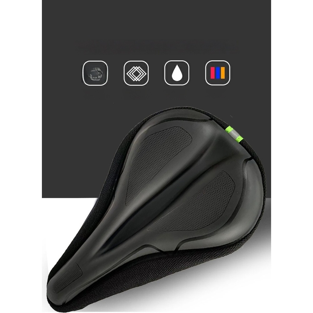 Soft Gel Silicone Saddle Cover Designed for Road Bikes Waterproof Performance