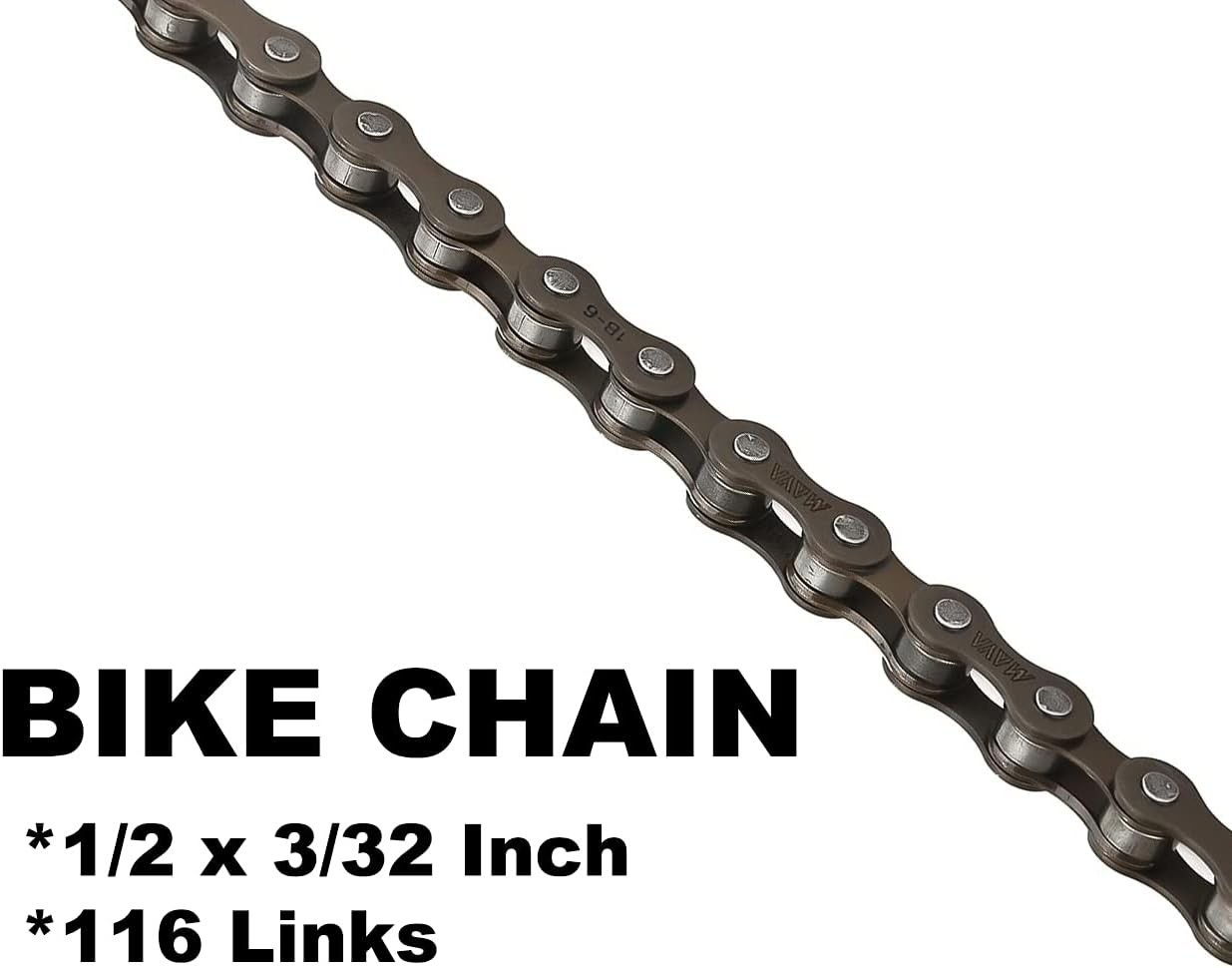Durable Bike Chain for 6/7/8-Speed Models – Alloy Steel, 58 Inches of Quality