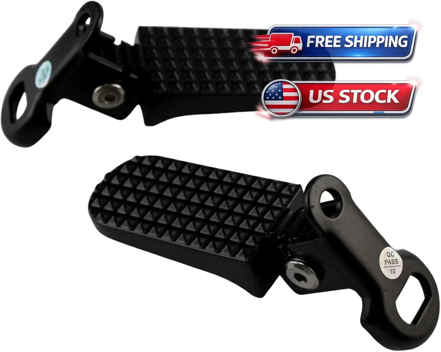 1 Pair Mini Folding Bicycle Rear Foot Pegs for Mountain Bike E-Bike