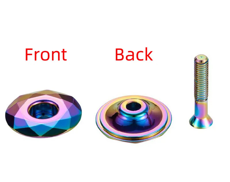 Bicycle Stem Cap Cover Aluminum Headset Fork Top 1-1/8 Threadless Mtb Road Bike