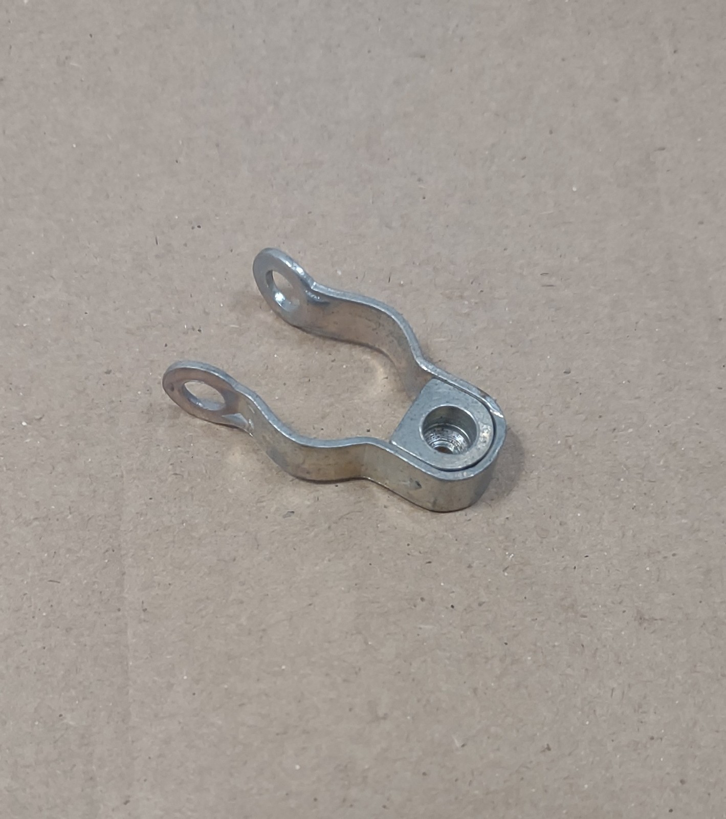 NOS Vintage Bike Derailleur Shifter Chainstay Cable Stop Bicycle Chrome New