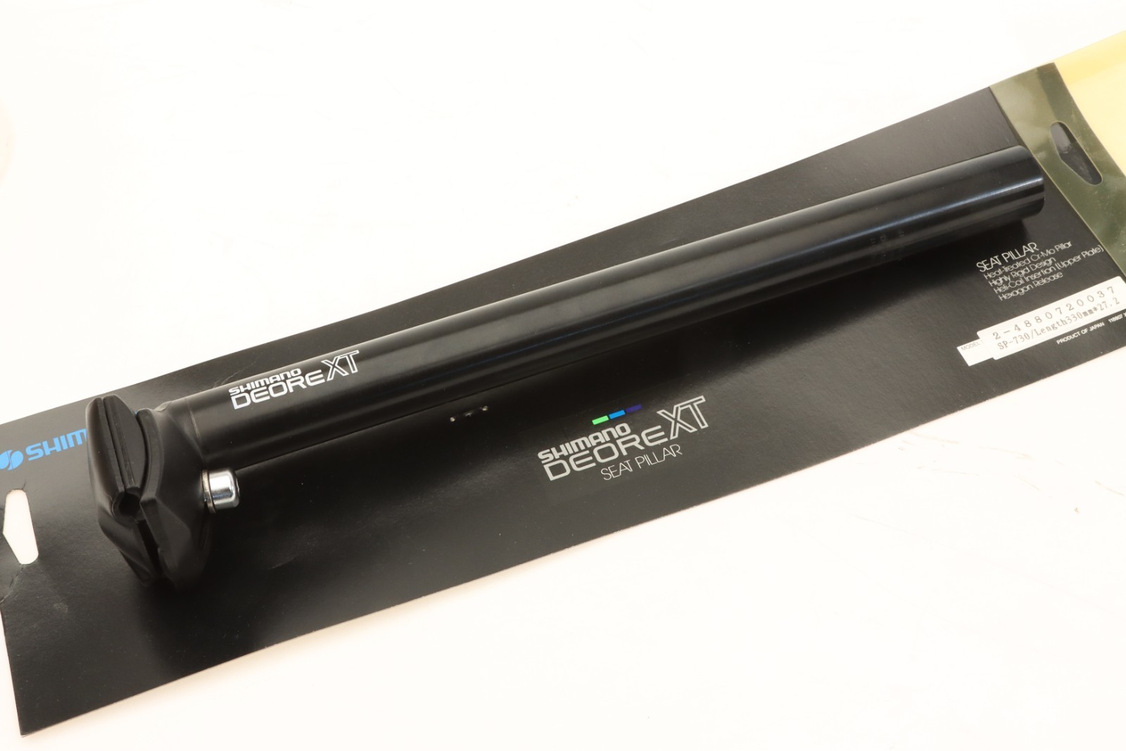 Shimano Deore XT SP-M730 Seatpost 27.2mm x 330mm Cr-Mo Pillar Black NOS NEW