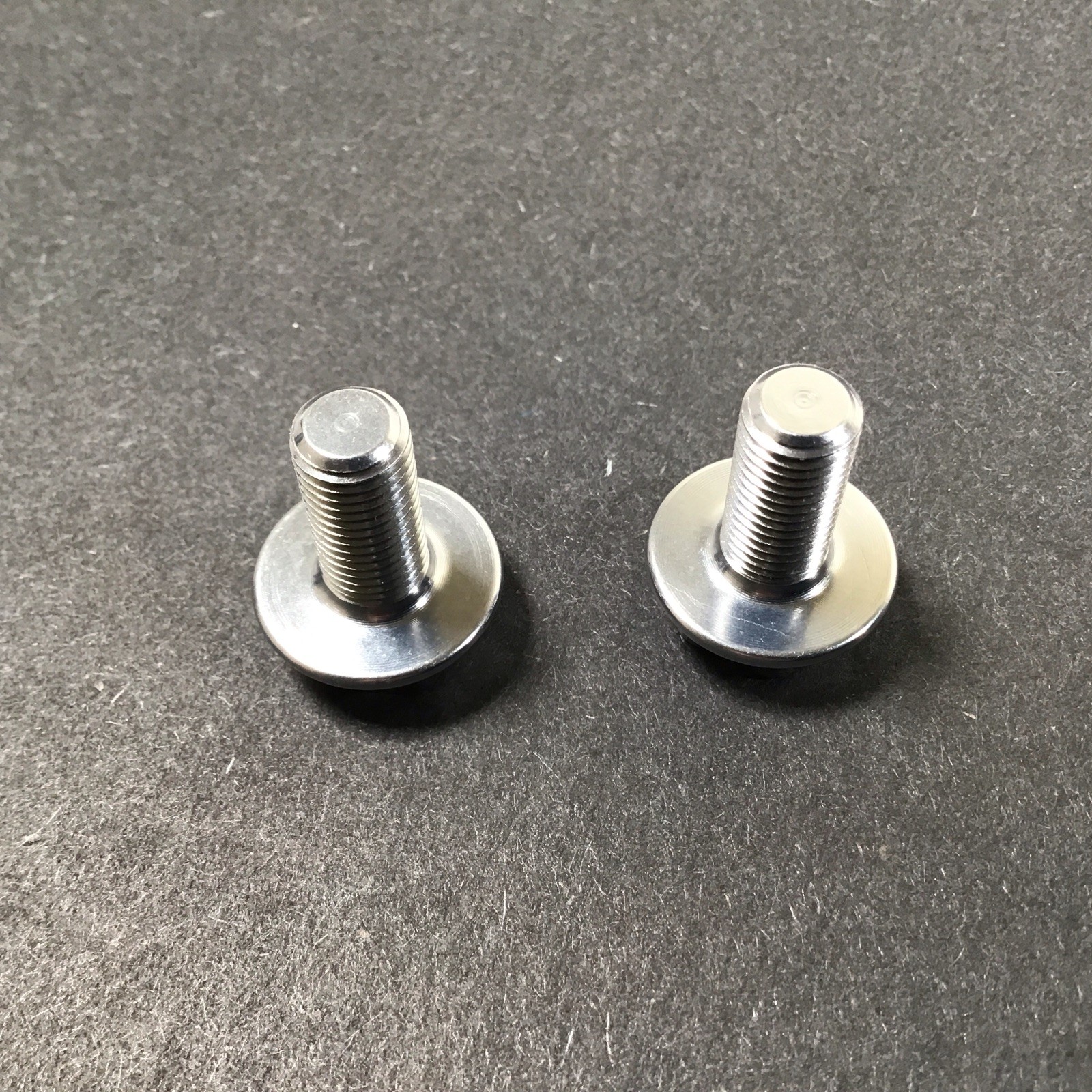 SRP Alloy Square Taper Crank Arm Bolt Set Silver NOS Vintage MTB Kooka Grafton