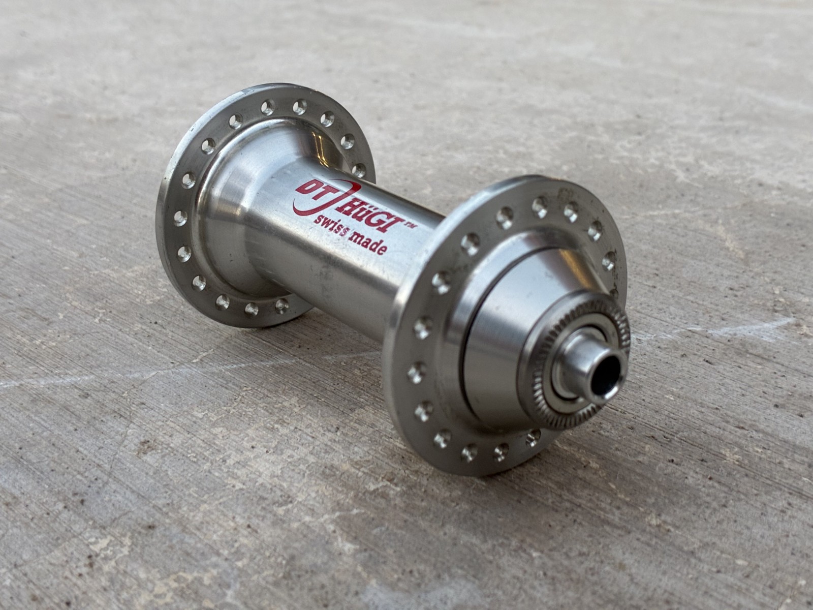 NOS DT Swiss Hugi QR Front Hub | 36-hole / Made in Switzerland