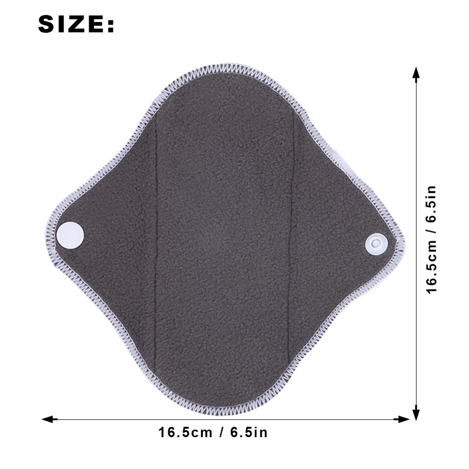 Menstrual Pad Reusable Waterproof Bamboo Charcoal Fiber Cloth Washable Women BEA