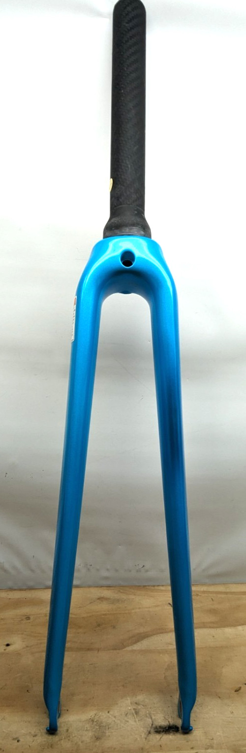 TREK Bontrager Carbon Rim Fork Blue Green 50mm Rake Tapered 209mm Steerer