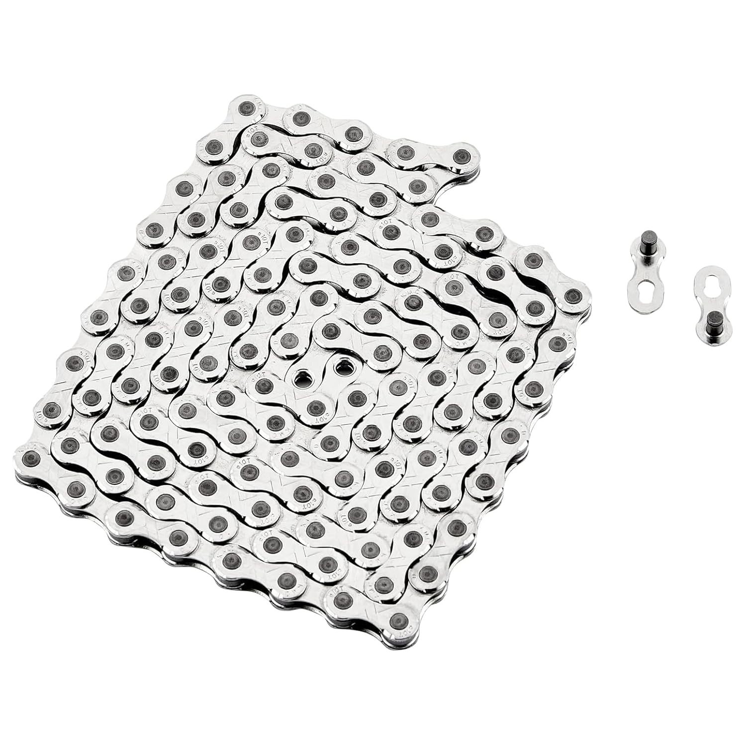 Performance 10 Speed E-bike Chain 122 Links Nickel Plated Steel Smooth Shift