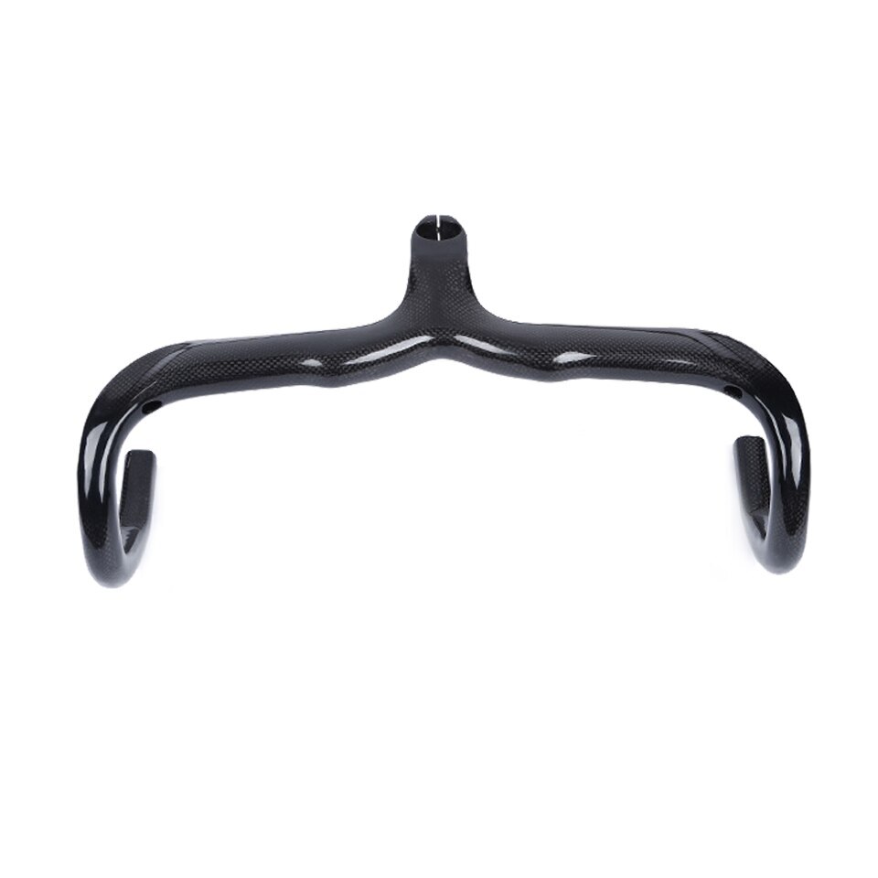 400/420/440mm Carbon Fiber Bicycle Integrated Handlebars Road Bike Drop Bar