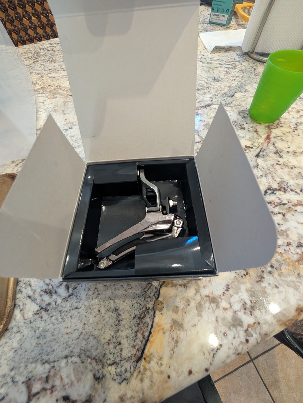 Shimano Dura Ace FD-9000 Front Derailleur. 2×11-speed. Braze on.
