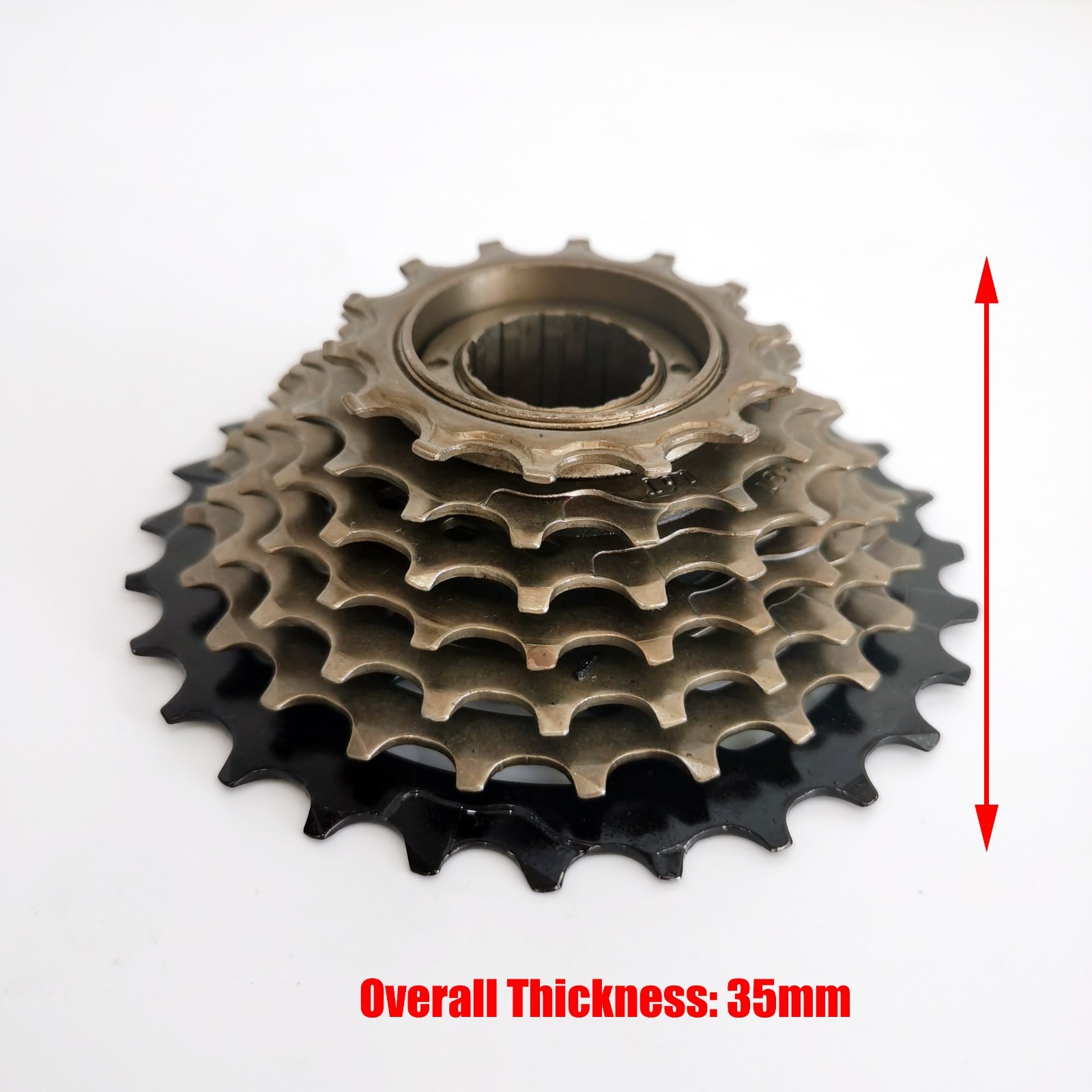 CDH 7 Speed Bike Freewheel 14-28T Threaded Bicycle Cassettes Cogs Gear Sprocket