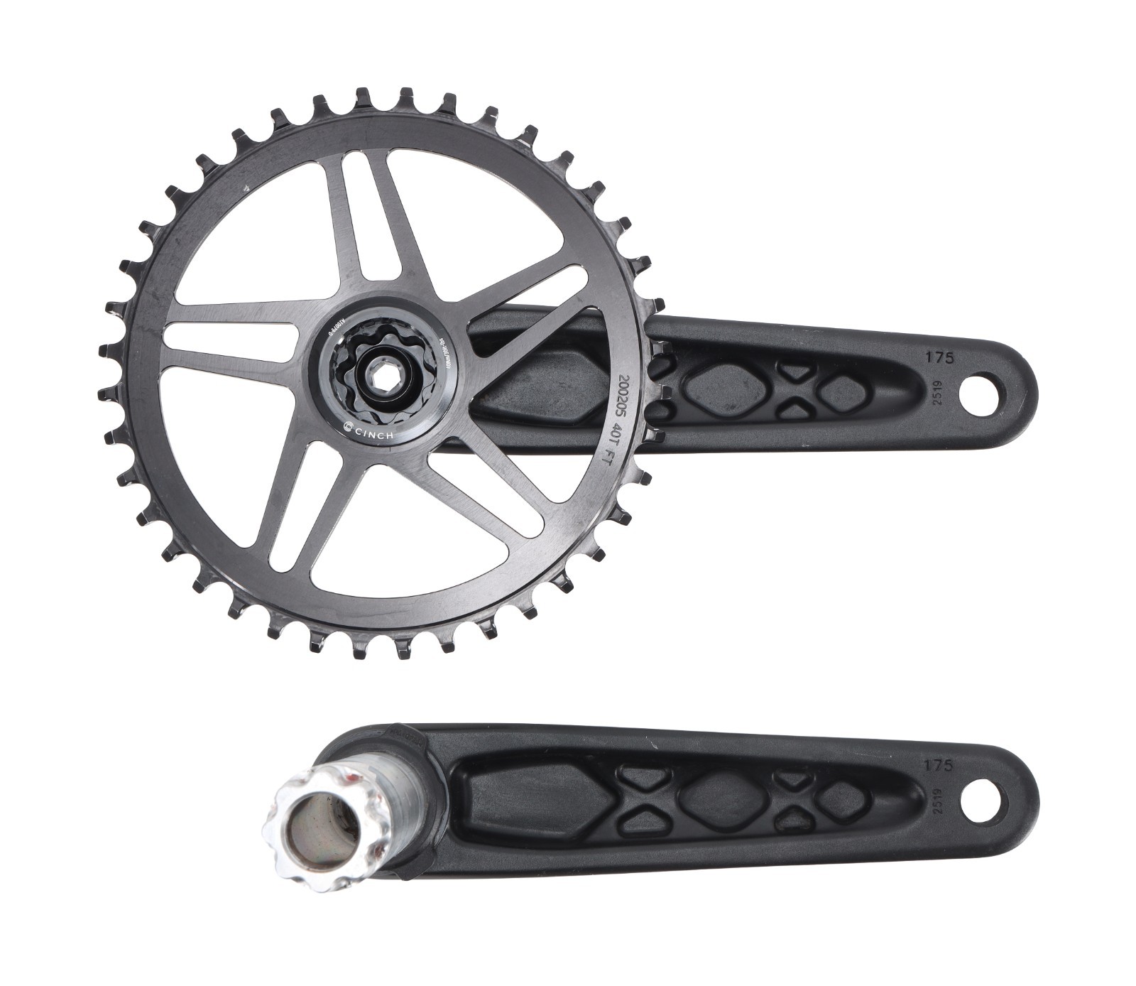 Easton EA90 1 x 11 Speed Alloy Gravel Bike Crankset 175mm 40T Wolf Tooth