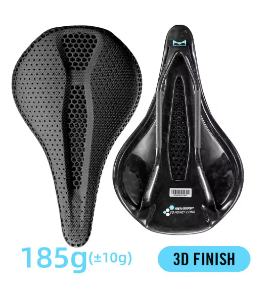 RYET 3D Printed Bike Saddle 145MM/155mm 7*9 Carbon mtb Bicycle Seating