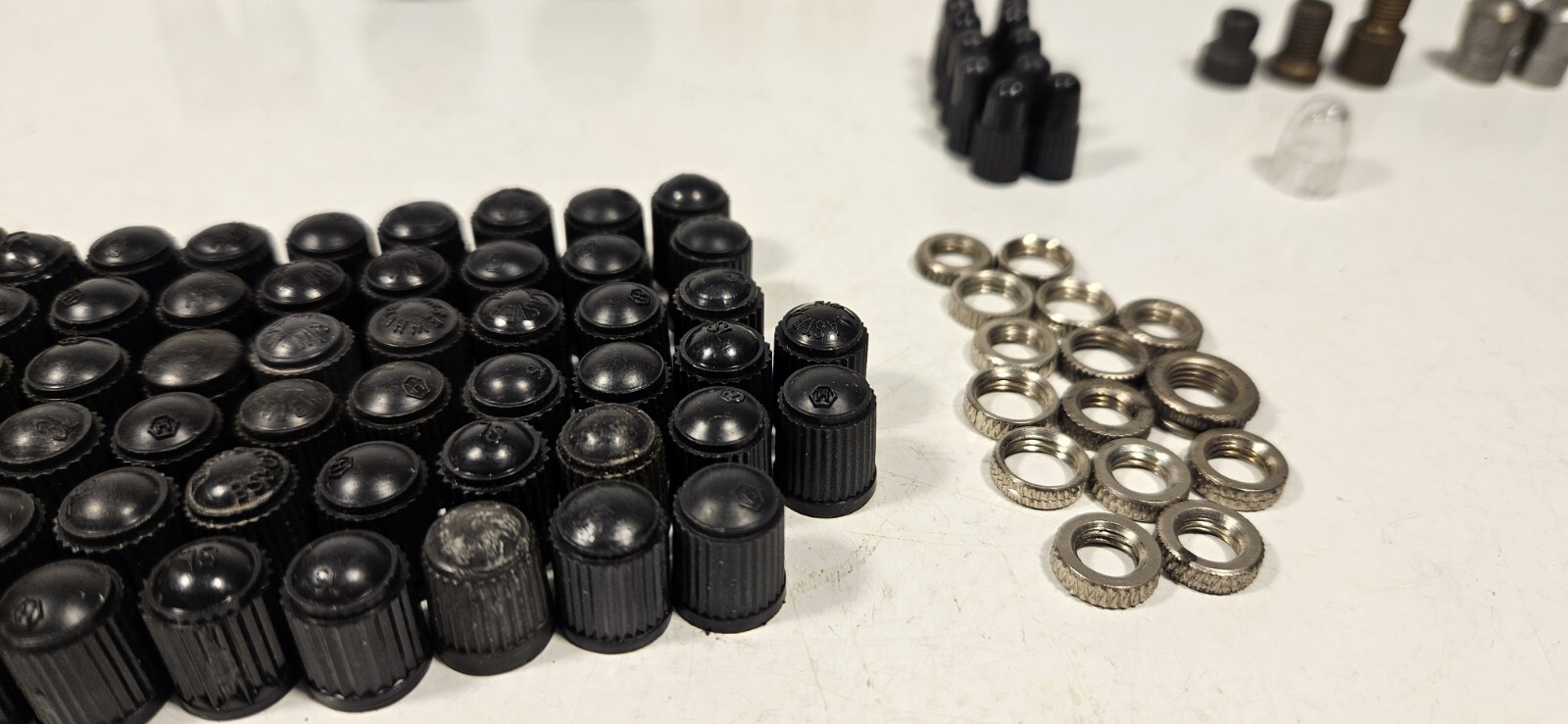 Bicycle Tube Valve Caps Plastic & Metal Miscellaneous