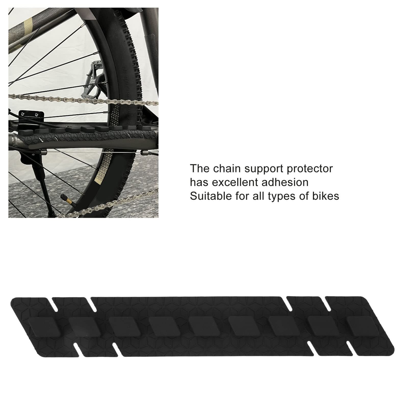 Chainstay Protector MTBS, Silicone Chainstay Protector Road Bike, 24x4cm / 9.45x…