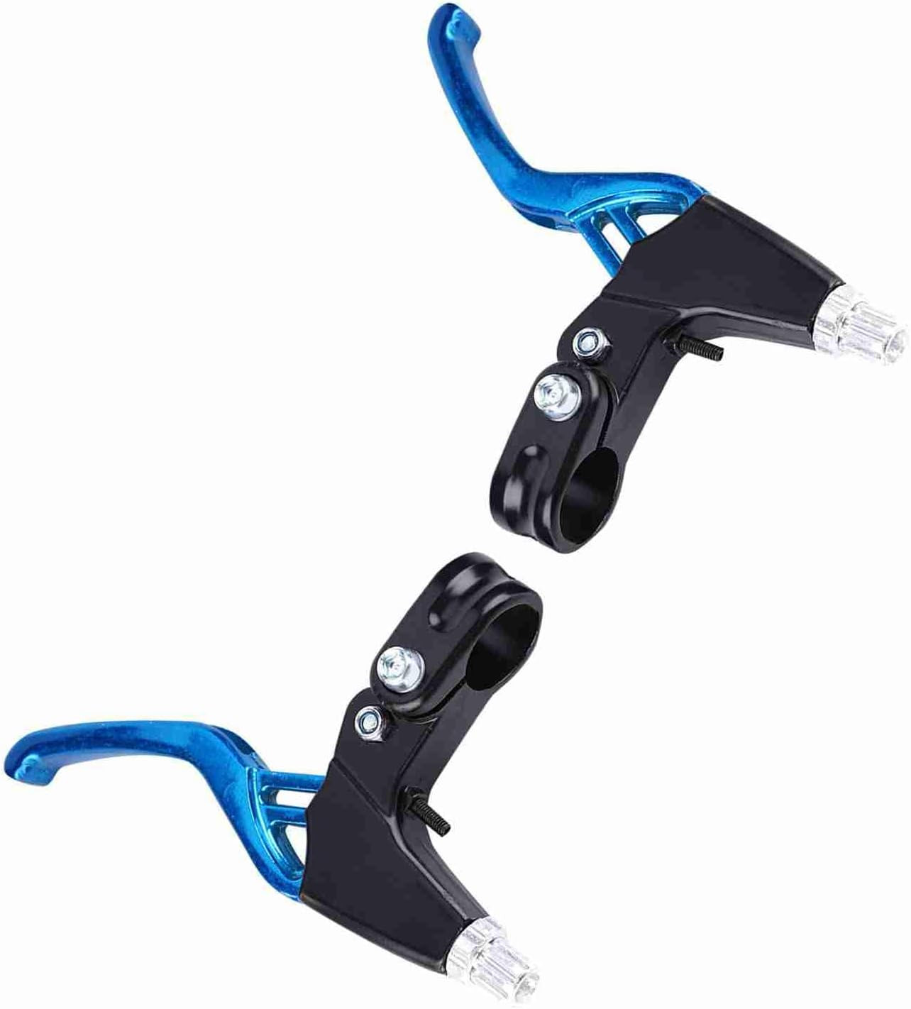 Aluminium Alloy Brake Levers Pair for Universal Cycling, Blue