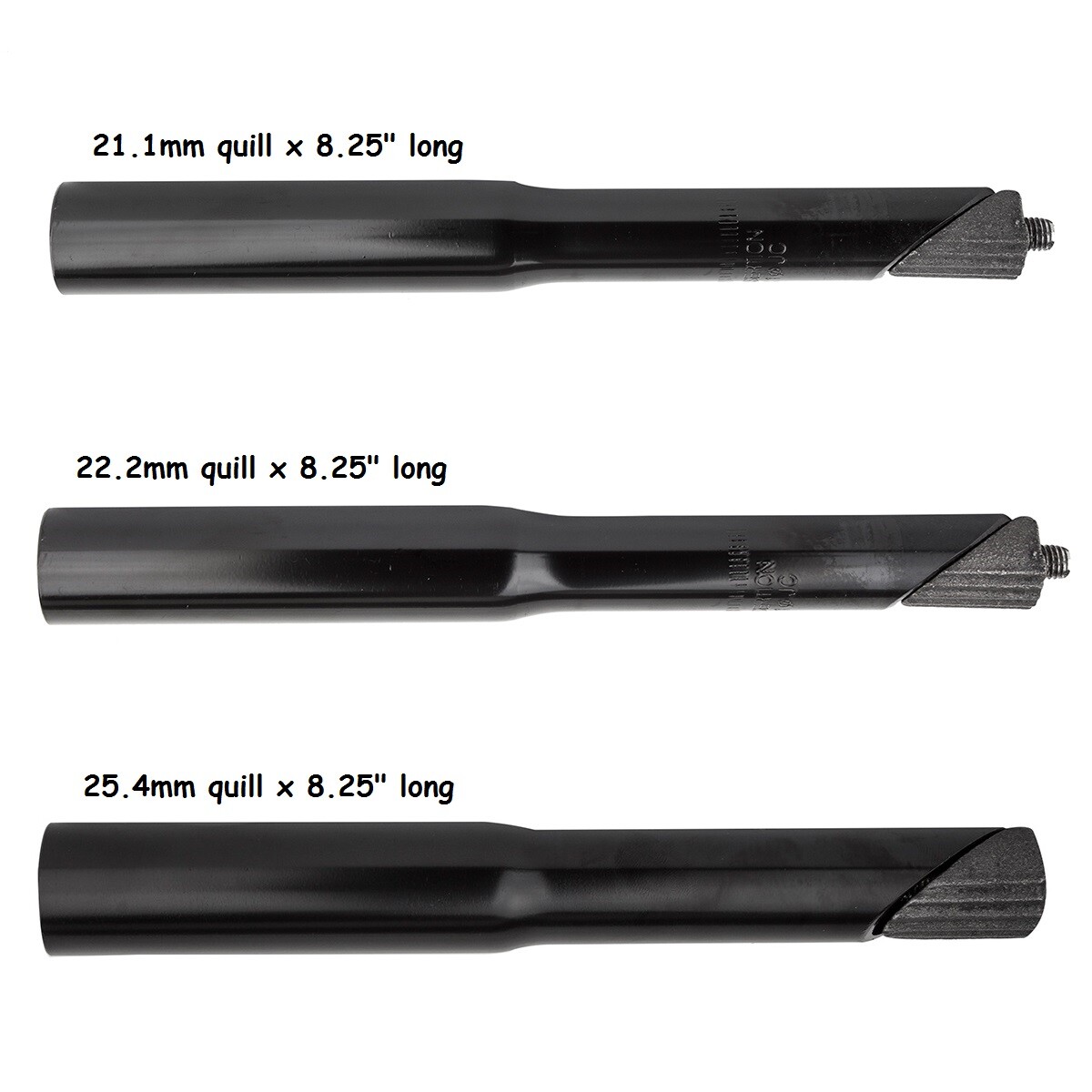 Stem Riser Cromo Quill Extender Sunlite 8.25″ long Black