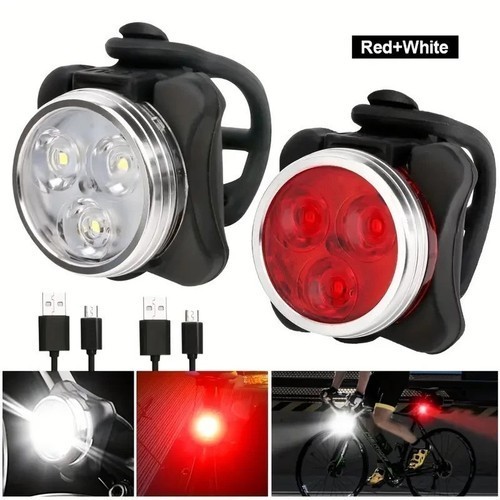 USB charging Headlight Front Light Led Lamp Horn for Bicycle E-Bike Electric