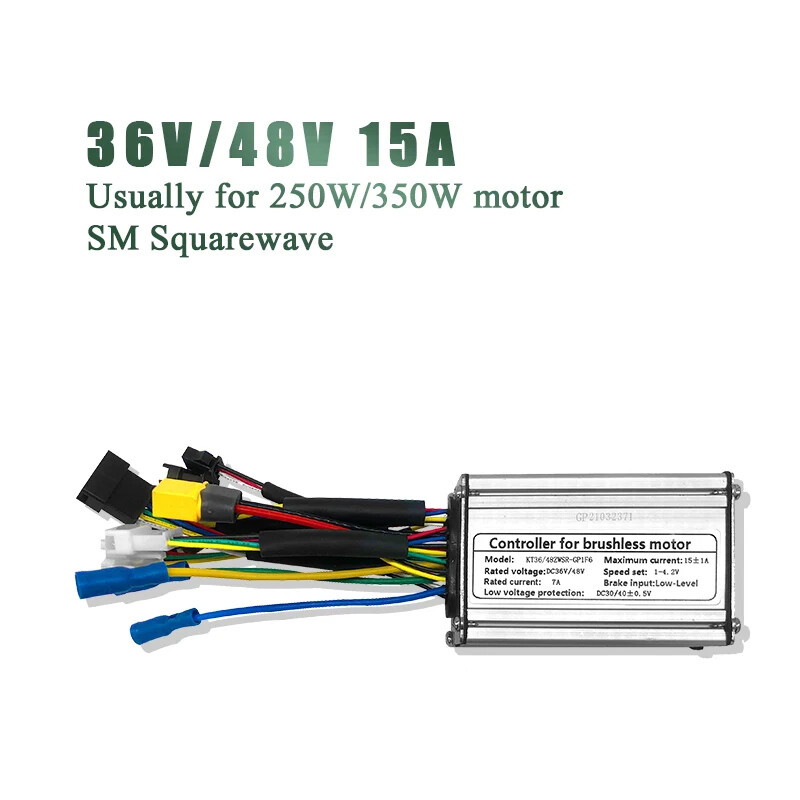 36V 48V 250W 350W 15A KT E-bike Controller Brushless Waterproof LCD Display