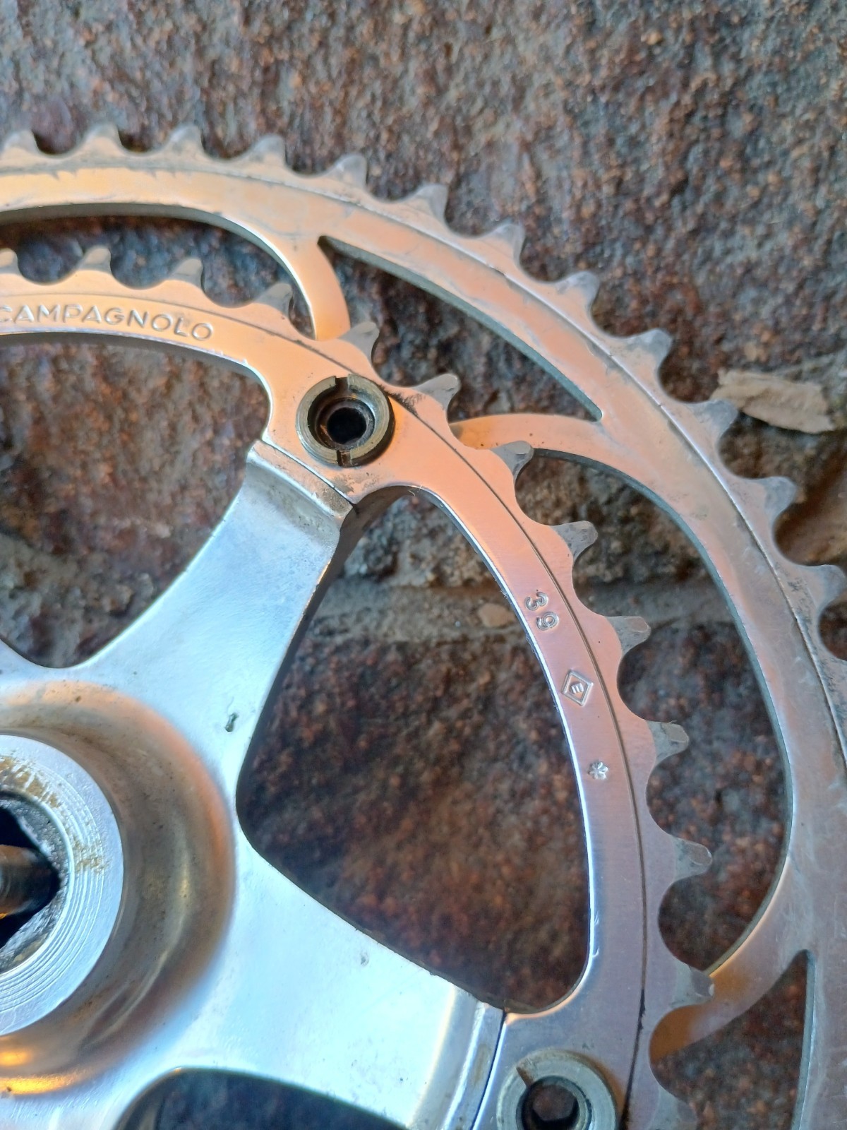 No Reserve Vintage Crankset Campagnolo C Record Crankset 172.5mm 52/39+ FD Etc