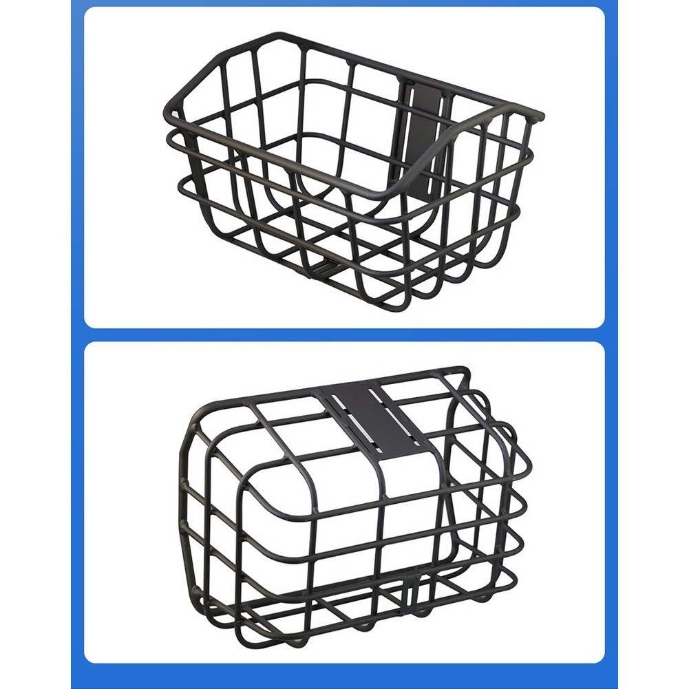 Stable Center of Gravity Aluminum Front Bike Basket 34.5 x 13 x 20.5cm