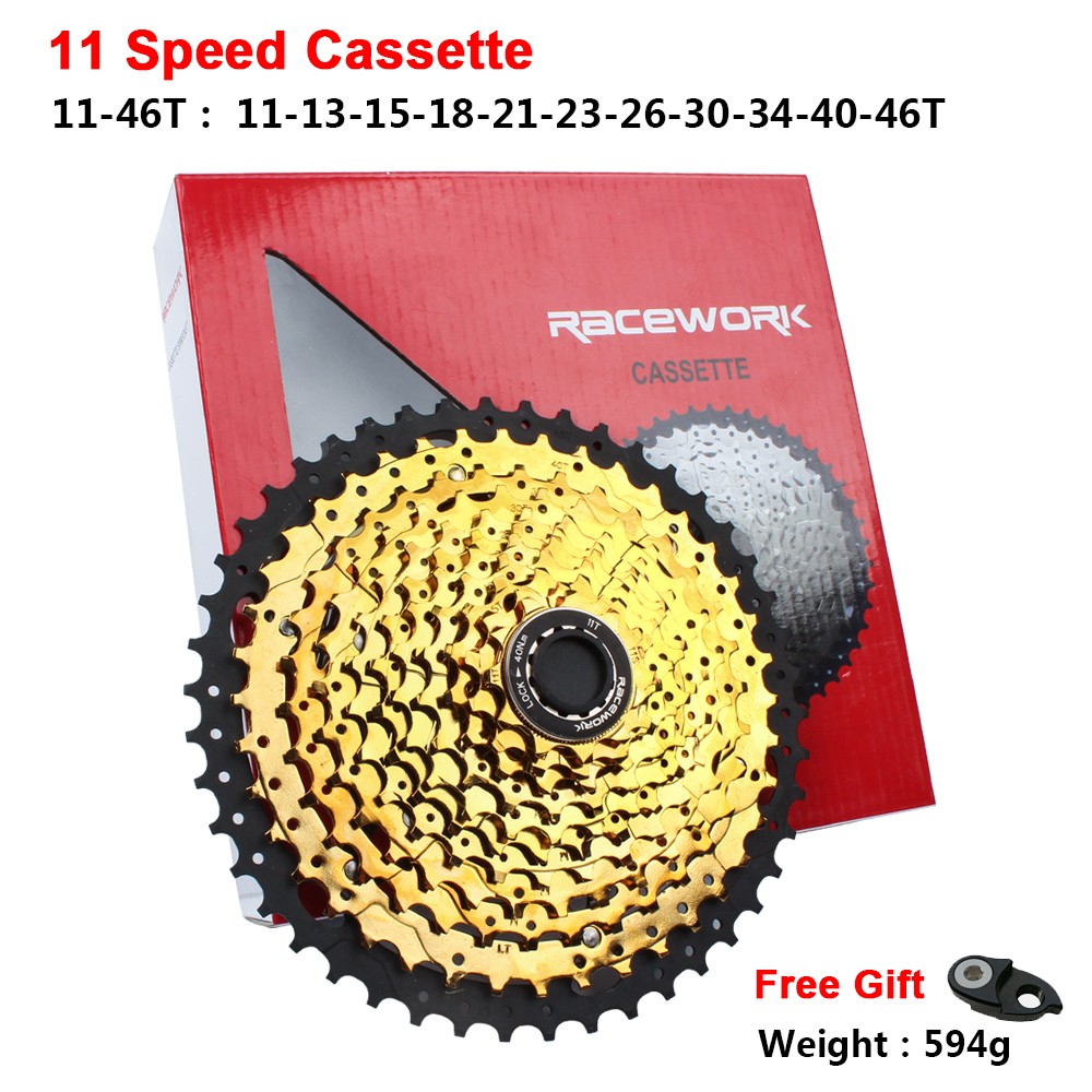 RACEWORK 11 Speed Cassette 11-46T 11-50T 11-52T Mountain Bike MTB Sprocket