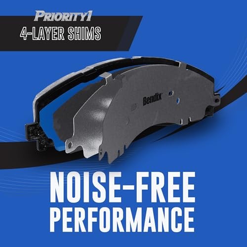 Priority1 Ceramic Front Brake Pads for Hyundai Azera 2017-2012,Creta CFC1432