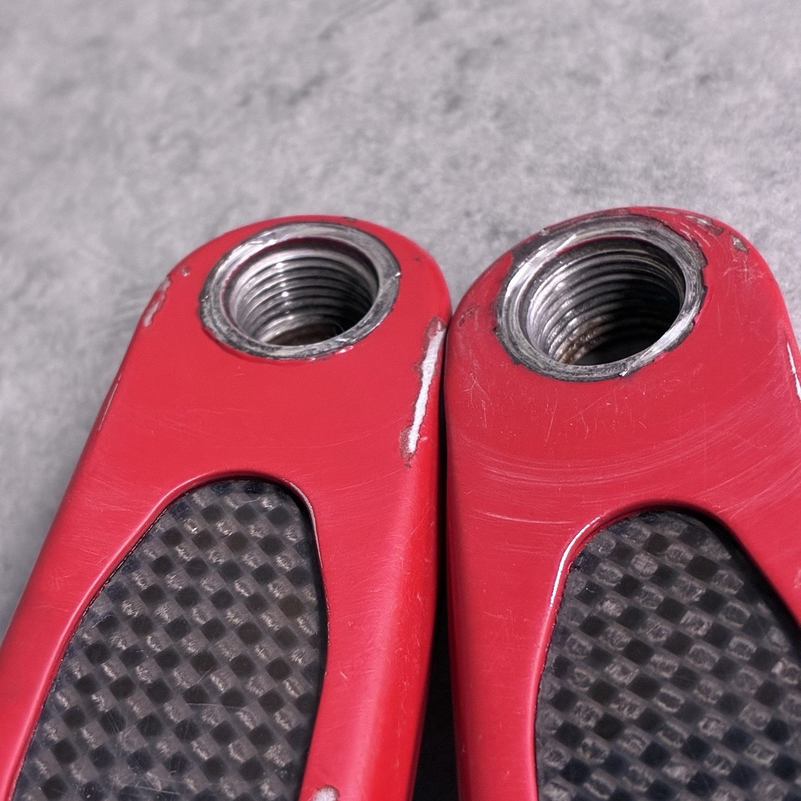 Vintage Red Race Face Next Crank Arm Set 175mm ISIS 94/58mm BCD Carbon Turbine