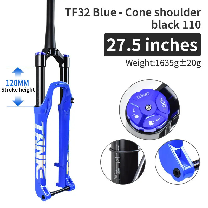 Mountain Bicycle Boost Suspension Air Fork 27.5/29Inch 120mm Travel Front Fork