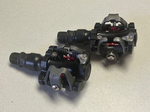 ATB Road Gravel SPD Style Clipless Pedals PAIR 9/16 with Cleats and Hardware