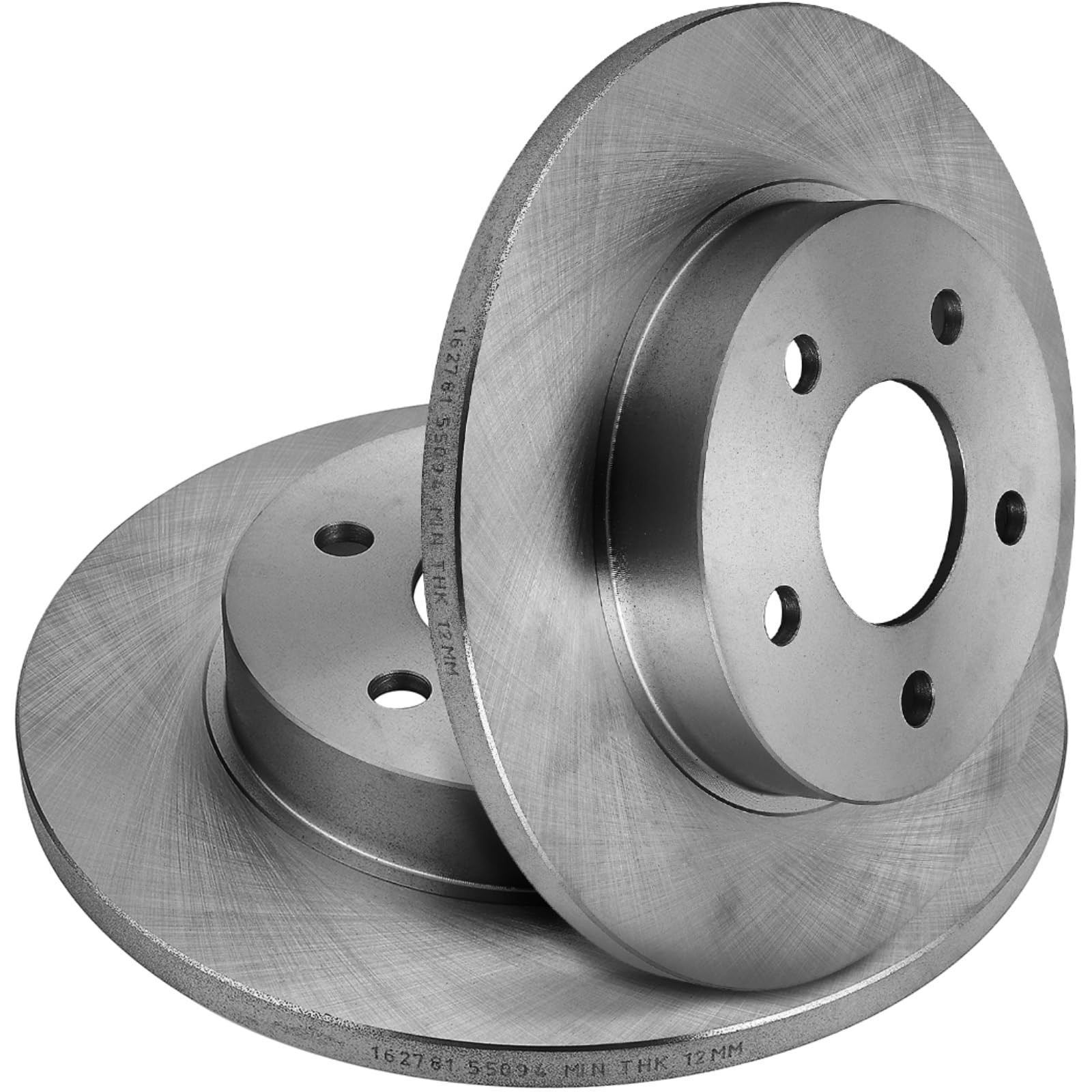Scitoo Disc Brake Rotors Kits 55094 Rear Solid Brake Rotors Fit For Chevrolet