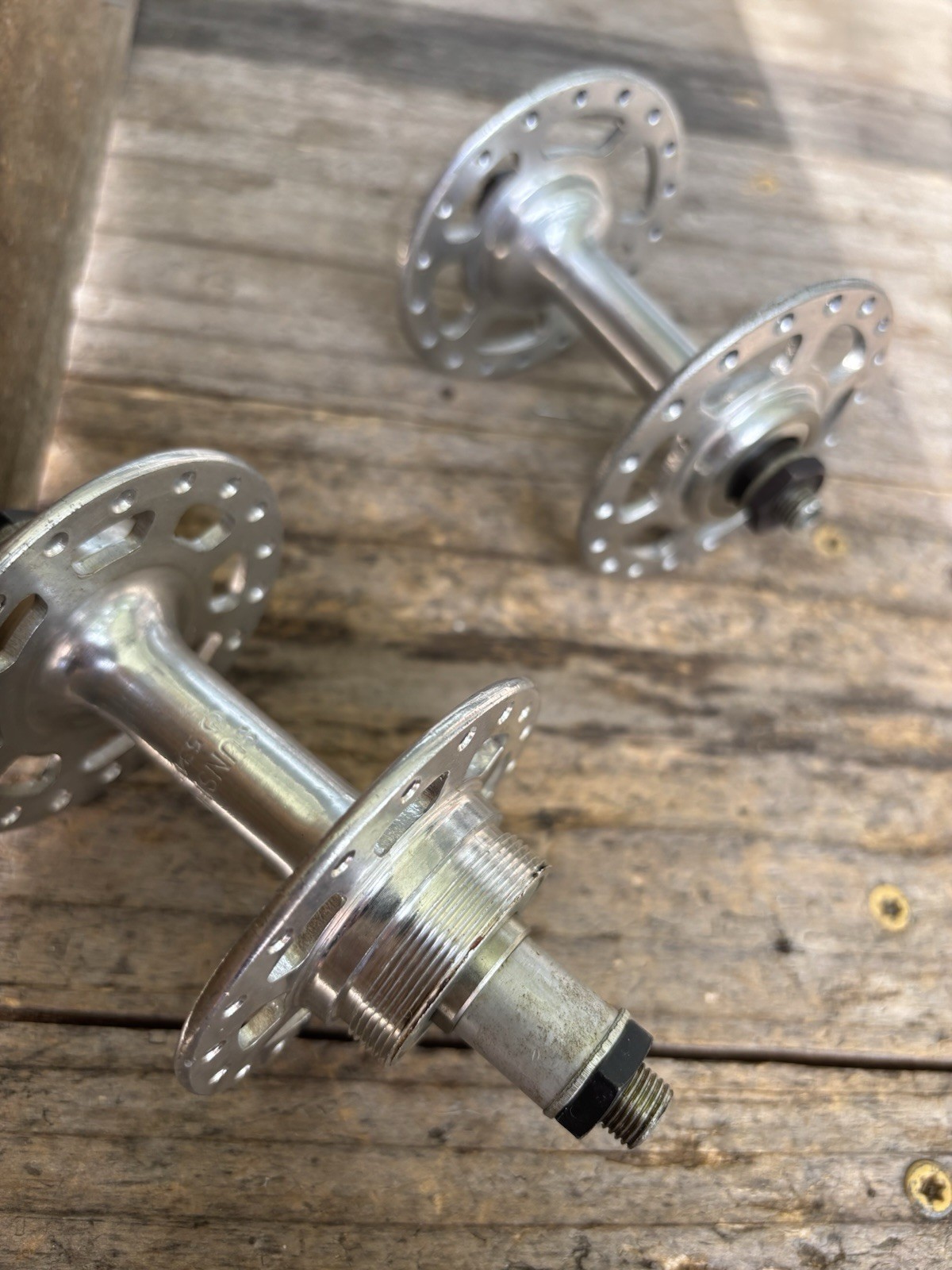 NOS SUNSHINE 36 Hole Road Bike Hubs, Front And Rear 100/126mm – Old School QR