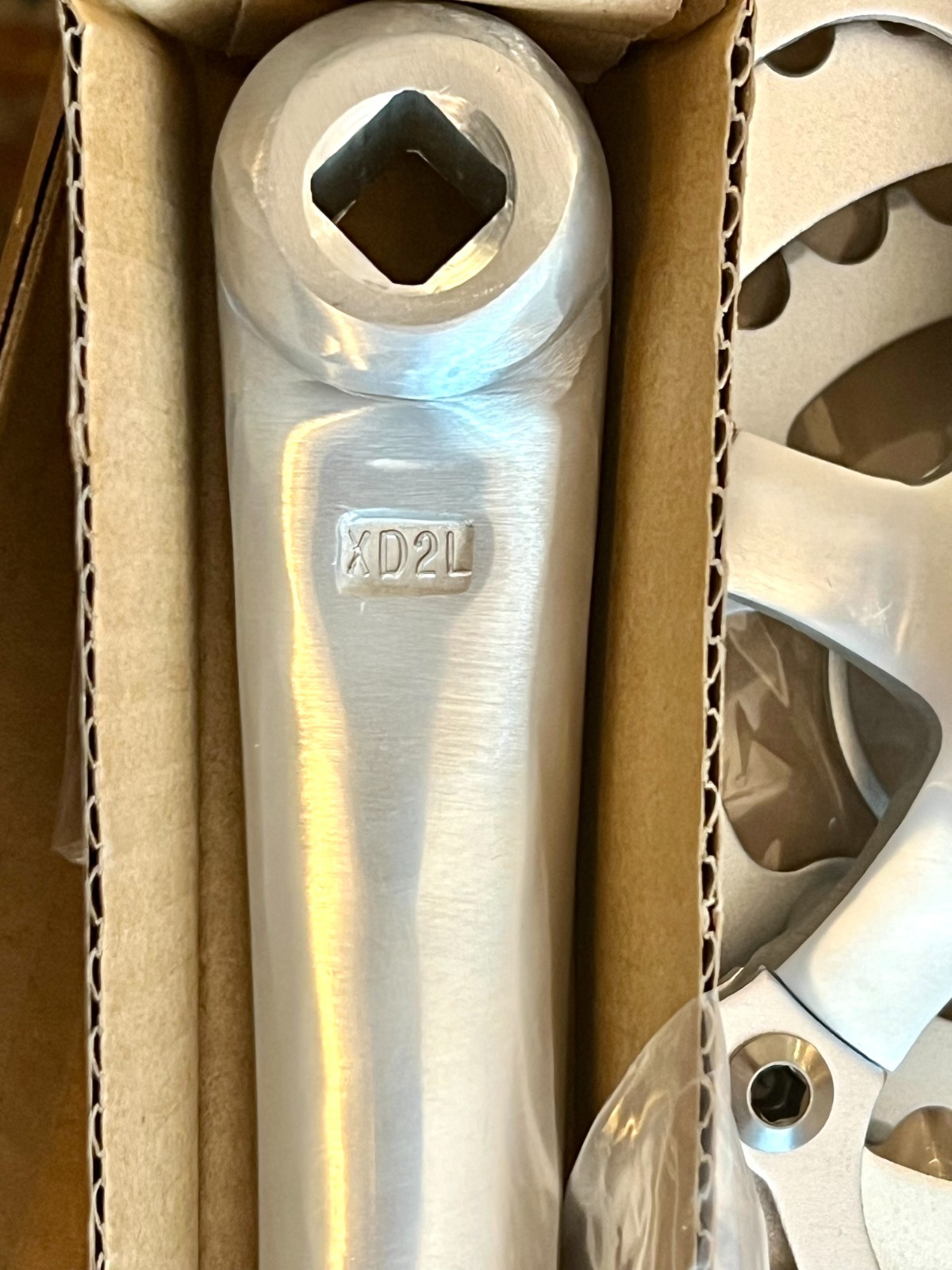 New Albion Cycles XDT Triple Crankset– 175mm 26/36/46T – 74/110 BCD Silver NEW