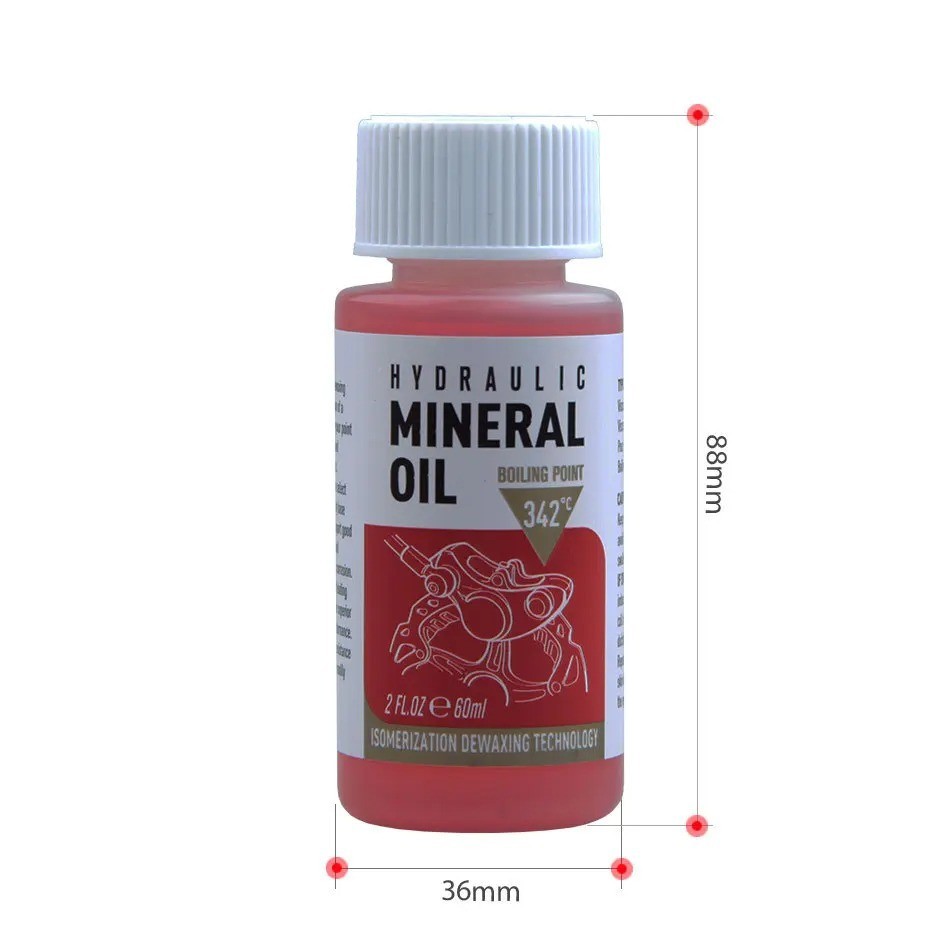 60ml Mineral Oil for Shimano Tektro Hydraulic Disc Brake Bike Fluid