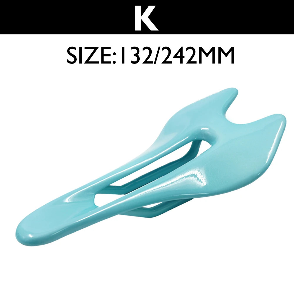 Carbon Fiber Saddle Ultralight Seat for Road/Mountain/City Bike 132/122x242mm